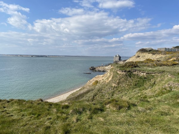 View of Fort Albert to the East of Brambles Chine